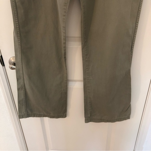 The North Face A5 Series cotton khaki Flare Pants Size 12 Cargo outdoor hiking - Picture 4 of 14